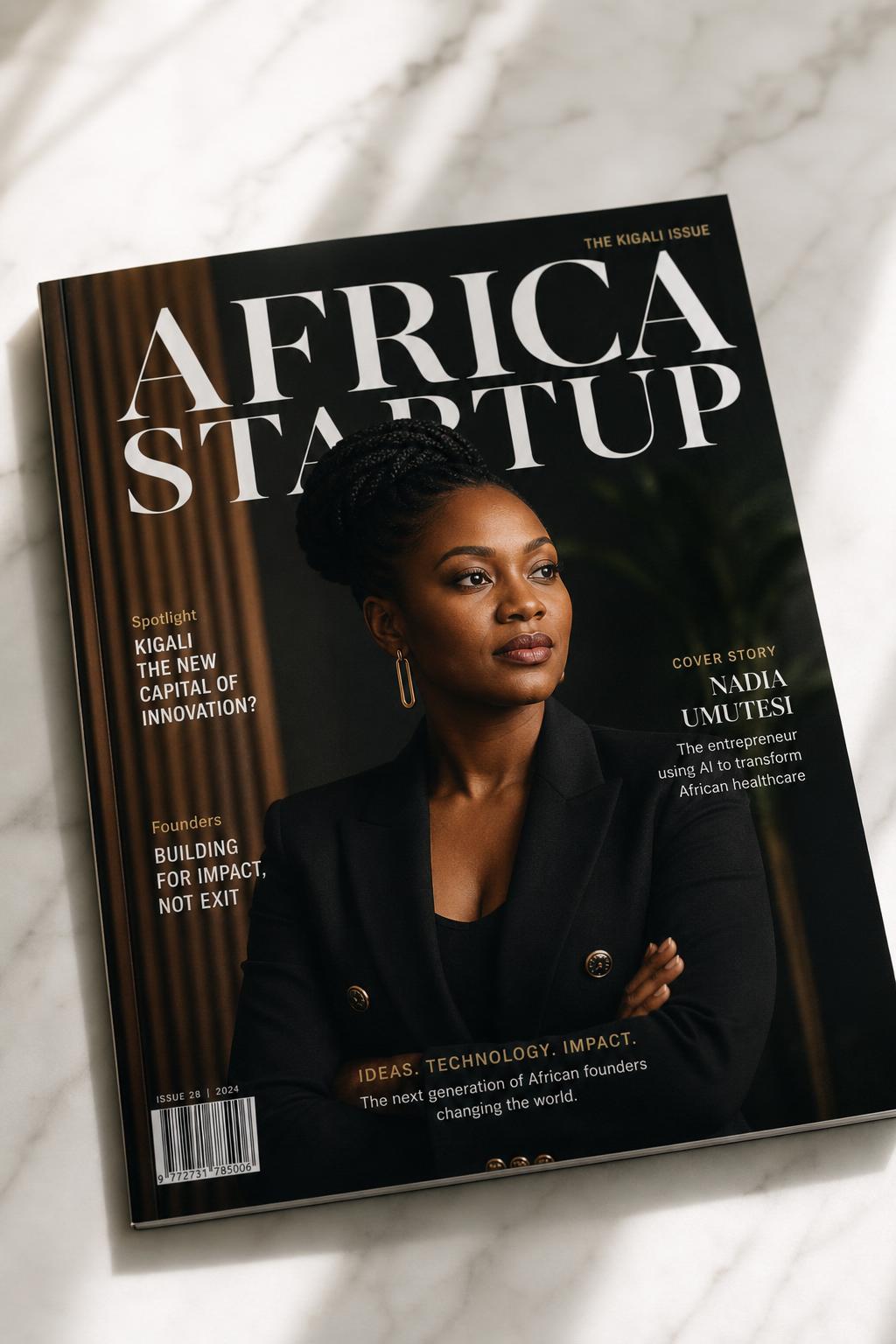 The Kigali Issue magazine cover
